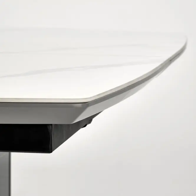Asztall Dancan 90x160 ceramika/mdf – üveggolyó/hamu