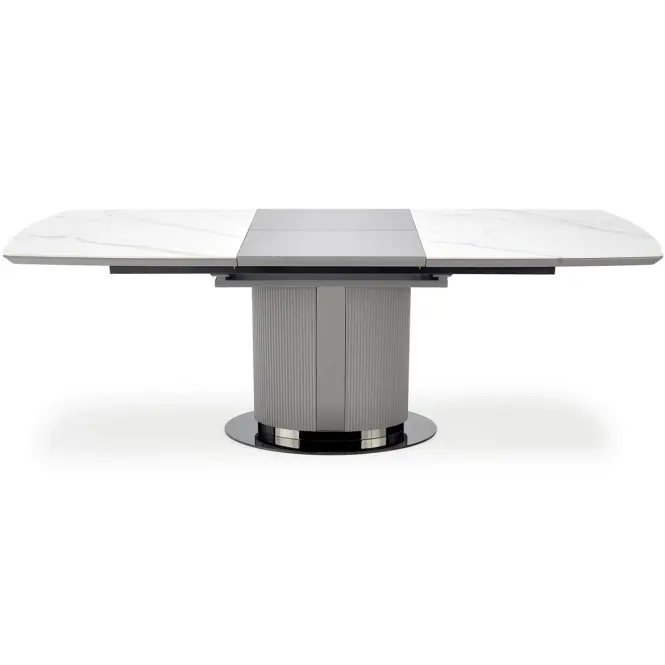 Asztall Dancan 90x160 ceramika/mdf – üveggolyó/hamu