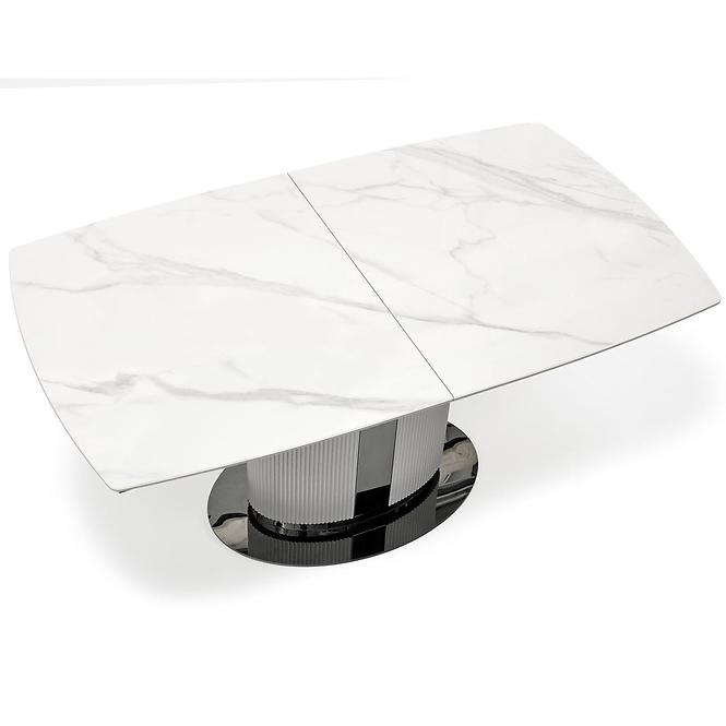 Asztall Dancan 90x160 ceramika/mdf – üveggolyó/hamu
