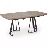 Asztall Everton mdf/acél - dió/fekete