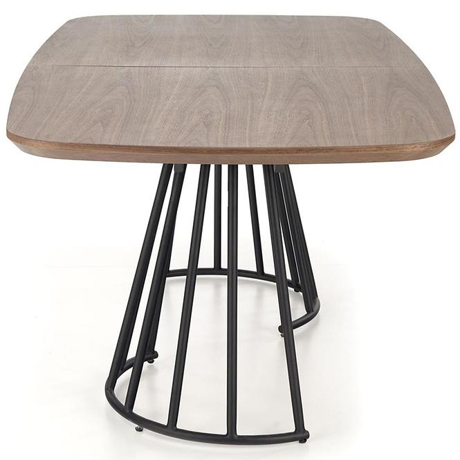 Asztall Everton mdf/acél - dió/fekete,4