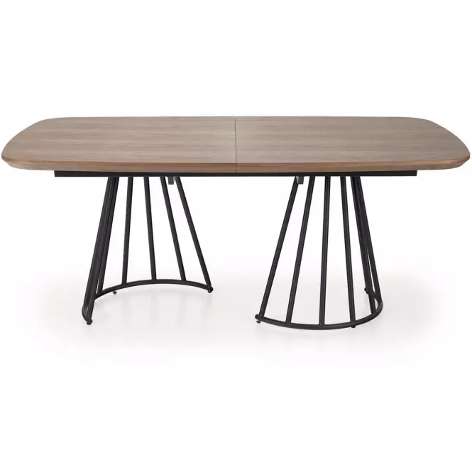 Asztall Everton mdf/acél - dió/fekete,6