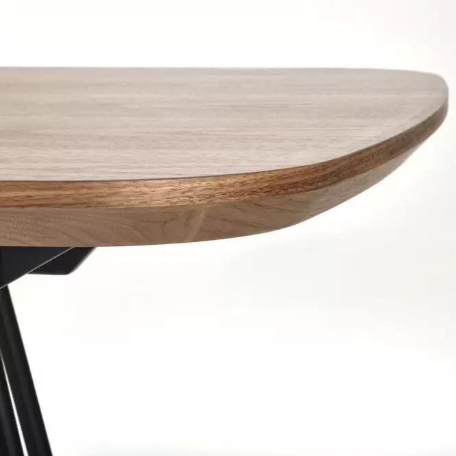 Asztall Everton mdf/acél - dió/fekete