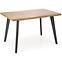 Asztall Dickson 2 88x150 mdf/acél – természetes/fekete