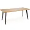 Asztall Dickson 2 88x150 mdf/acél – természetes/fekete,3