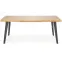Asztall Dickson 2 88x150 mdf/acél – természetes/fekete,4