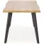Asztall Dickson 2 88x150 mdf/acél – természetes/fekete,5