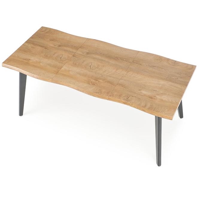 Asztall Dickson 2 88x150 mdf/acél – természetes/fekete