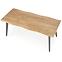Asztall Dickson 2 88x150 mdf/acél – természetes/fekete,6
