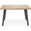 Asztall Dickson 2 88x150 mdf/acél – természetes/fekete,7
