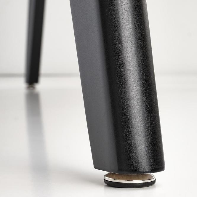 Asztall Dickson 2 88x150 mdf/acél – természetes/fekete