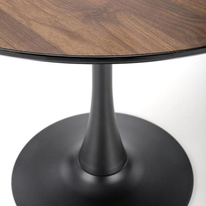 Asztall Olmo mdf/acél – dió/fekete