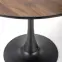 Asztall Olmo mdf/acél – dió/fekete,4
