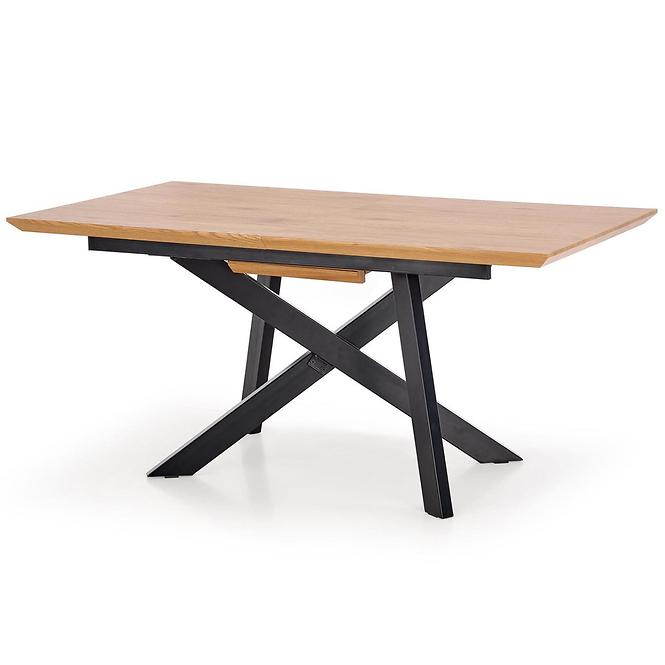 Asztall Capital 180x240 mdf/acél – tölgy arany/fekete