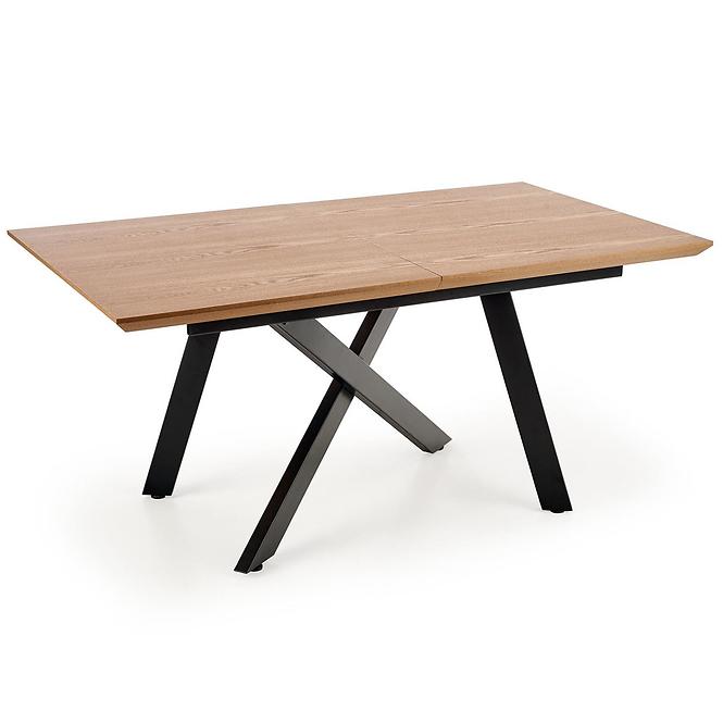 Asztall Capital 180x240 mdf/acél – tölgy arany/fekete