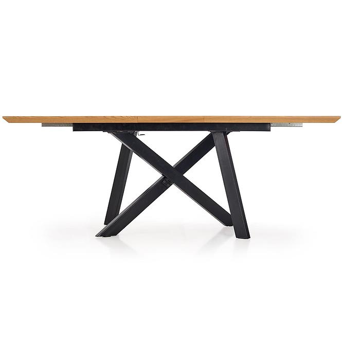 Asztall Capital 180x240 mdf/acél – tölgy arany/fekete,6