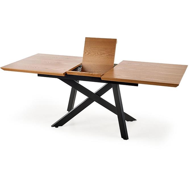 Asztall Capital 180x240 mdf/acél – tölgy arany/fekete