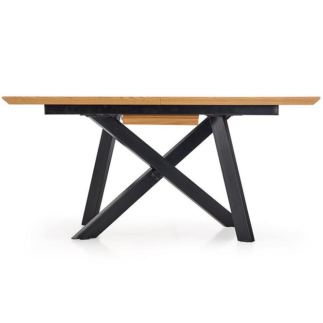 Asztall Capital 180x240 mdf/acél – tölgy arany/fekete
