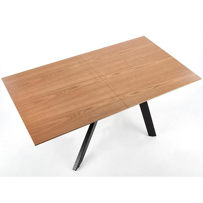 Asztall Capital 180x240 mdf/acél – tölgy arany/fekete