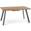 Asztall Berlin 90x160 mdf/acél – méz dió/fekete