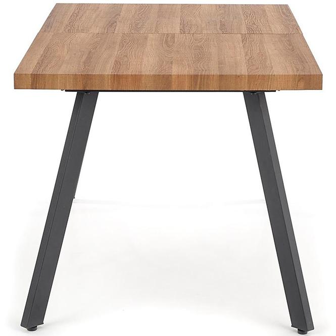 Asztall Berlin 90x160 mdf/acél – méz dió/fekete
