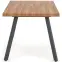 Asztall Berlin 90x160 mdf/acél – méz dió/fekete,3