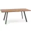 Asztall Berlin 90x160 mdf/acél – méz dió/fekete,7