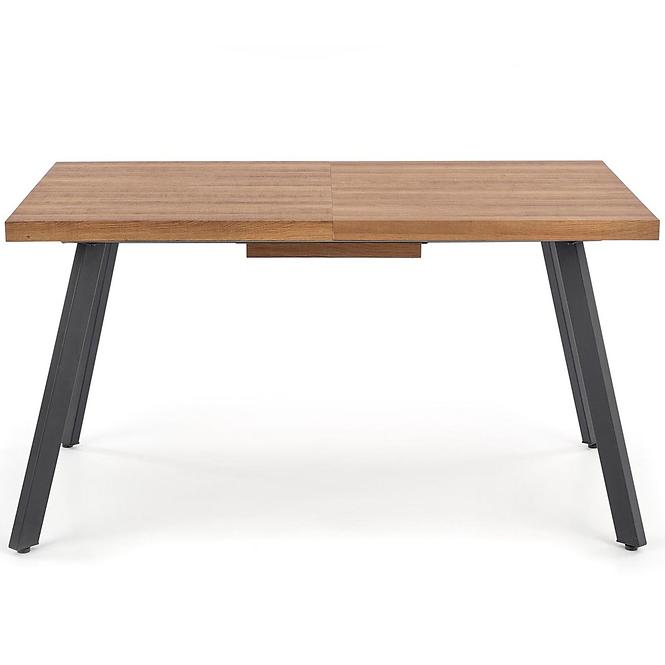 Asztall Berlin 90x160 mdf/acél – méz dió/fekete