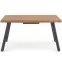Asztall Berlin 90x160 mdf/acél – méz dió/fekete,9