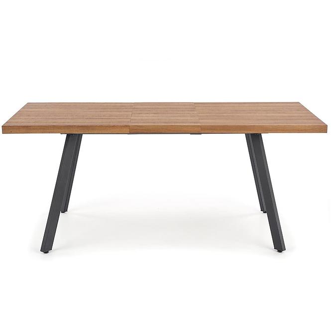 Asztall Berlin 90x160 mdf/acél – méz dió/fekete