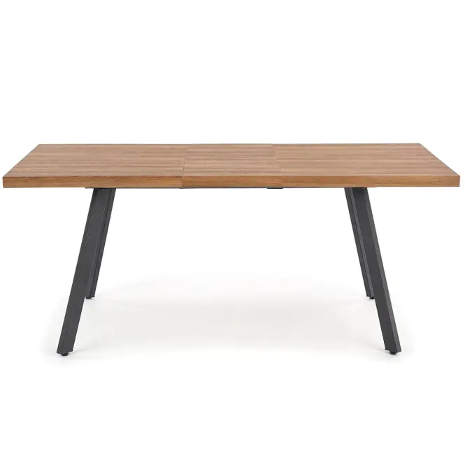 Asztall Berlin 90x160 mdf/acél – méz dió/fekete,10