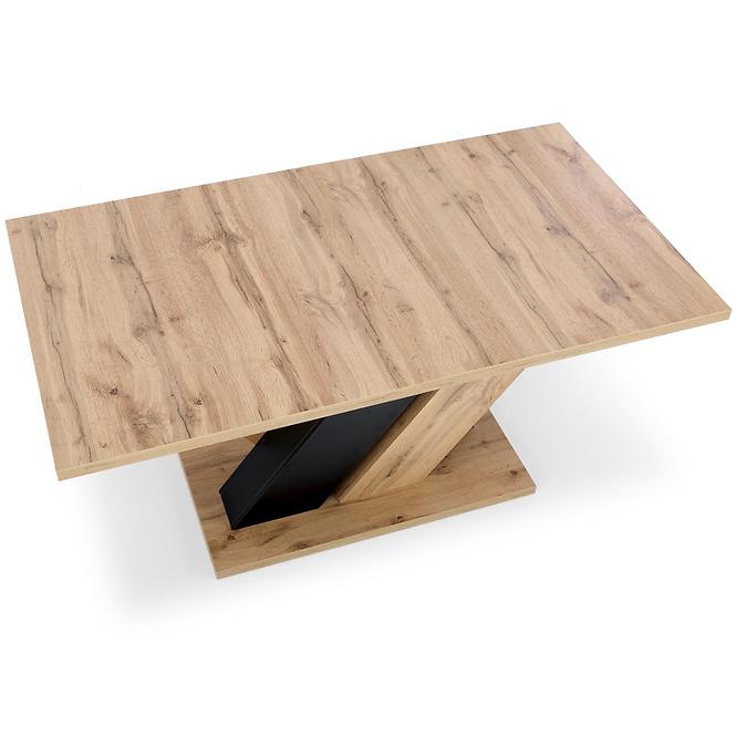 Asztall Brandon 90x160 lap- wotan/fekete,4