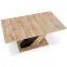 Asztall Brandon 90x160 lap- wotan/fekete,4