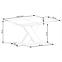 Asztall Xarelto 85x130 lap- tölgy lancelot/fehér,2