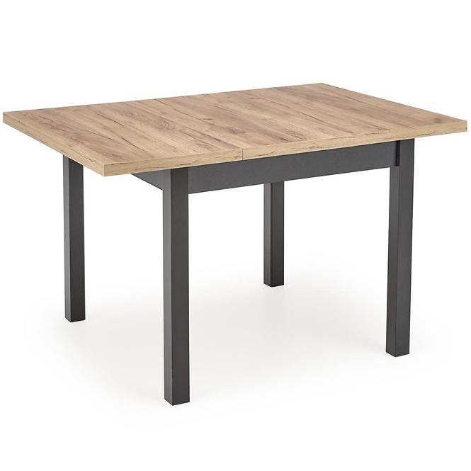 Asztall Tiago 90x90 lap/mdf – tölgy craft/fekete