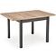 Asztall Tiago 90x90 lap/mdf – tölgy craft/fekete,4