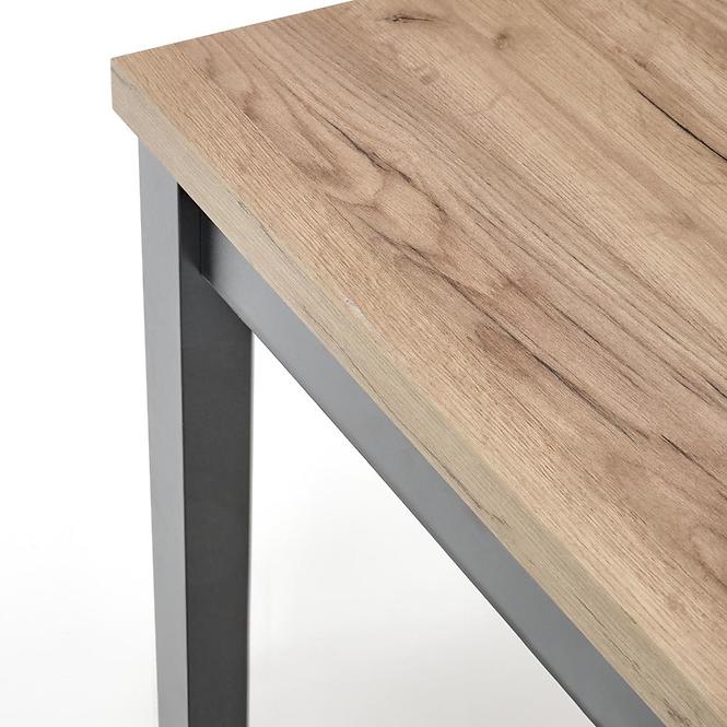 Asztall Tiago 90x90 lap/mdf – tölgy craft/fekete