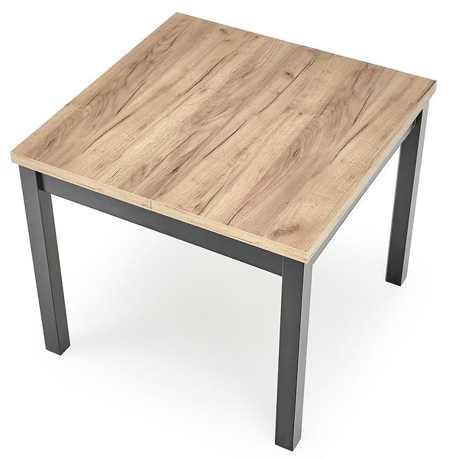 Asztall Tiago 90x90 lap/mdf – tölgy craft/fekete
