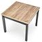 Asztall Tiago 90x90 lap/mdf – tölgy craft/fekete,8