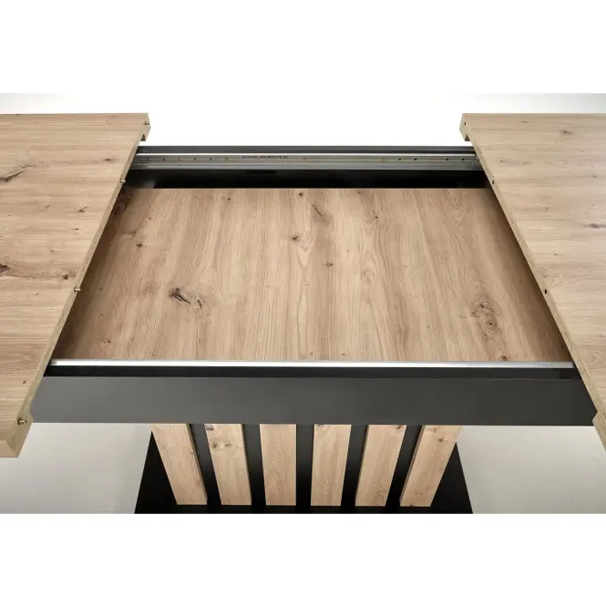 Asztall Lamello 80x130 lap – tölgy artisan/fekete