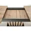 Asztall Lamello 80x130 lap – tölgy artisan/fekete,10