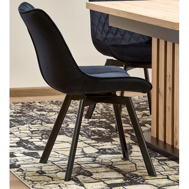 Asztall Lamello 80x130 lap – tölgy artisan/fekete