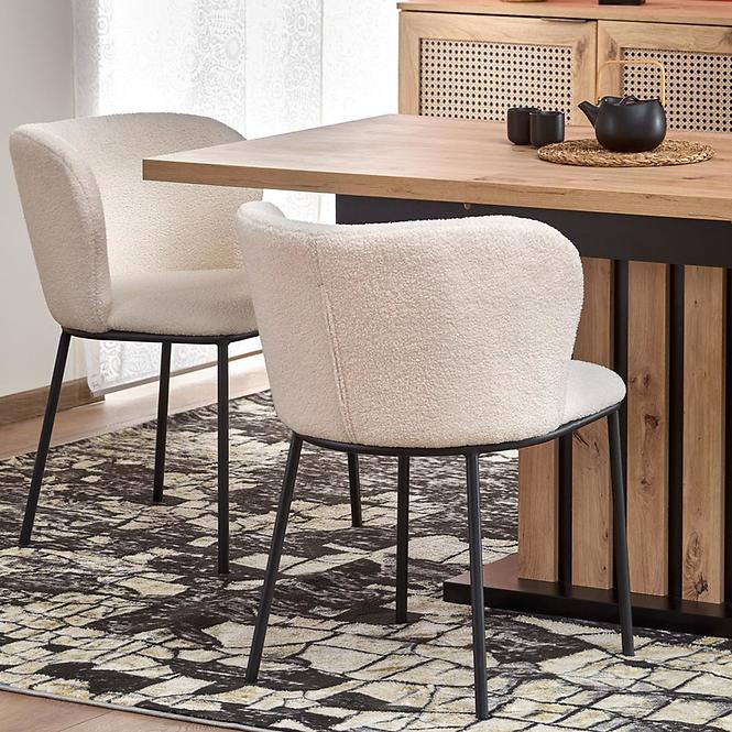 Asztall Lamello 80x130 lap – tölgy artisan/fekete