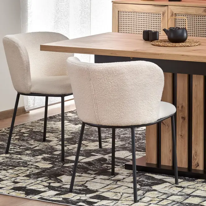 Asztall Lamello 80x130 lap – tölgy artisan/fekete,12