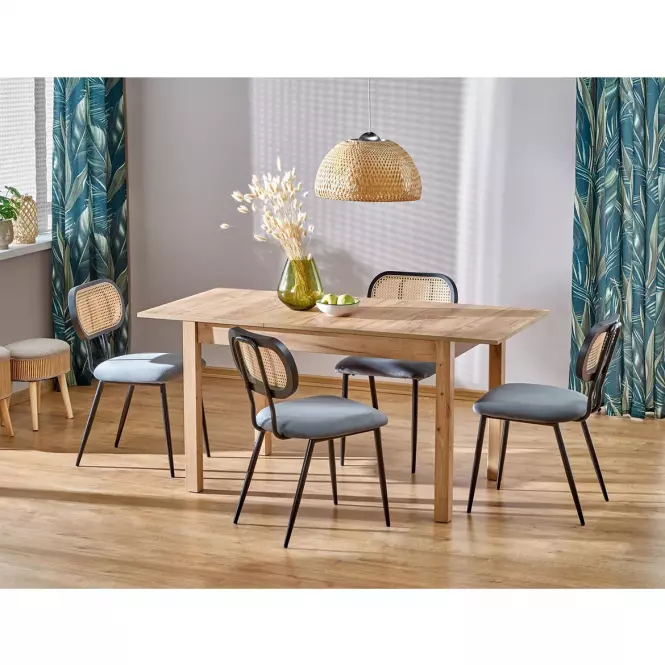 Asztall Maurycy 75x118 lap/mdf – tölgy craft,10