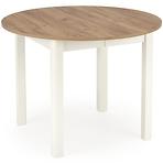 Asztall Ringo 102x142 lap/mdf – tölgy craft/fehér