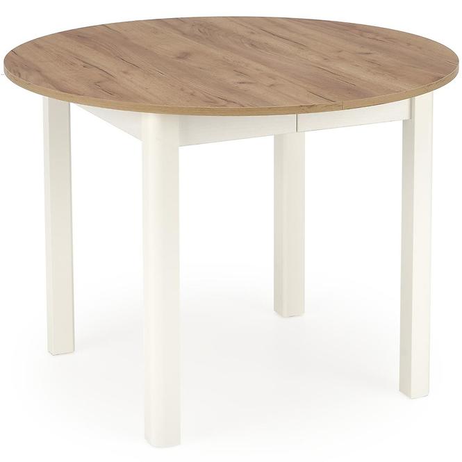 Asztall Ringo 102x142 lap/mdf – tölgy craft/fehér