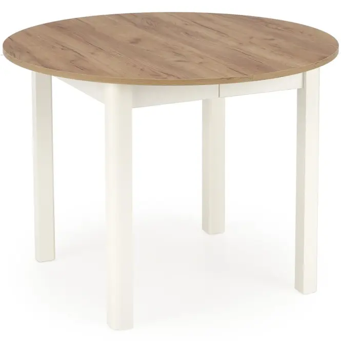 Asztall Ringo 102x142 lap/mdf – tölgy craft/fehér