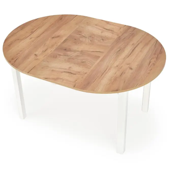 Asztall Ringo 102x142 lap/mdf – tölgy craft/fehér,4