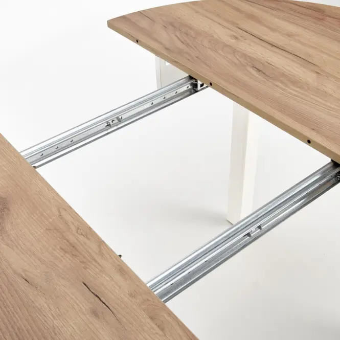 Asztall Ringo 102x142 lap/mdf – tölgy craft/fehér,9
